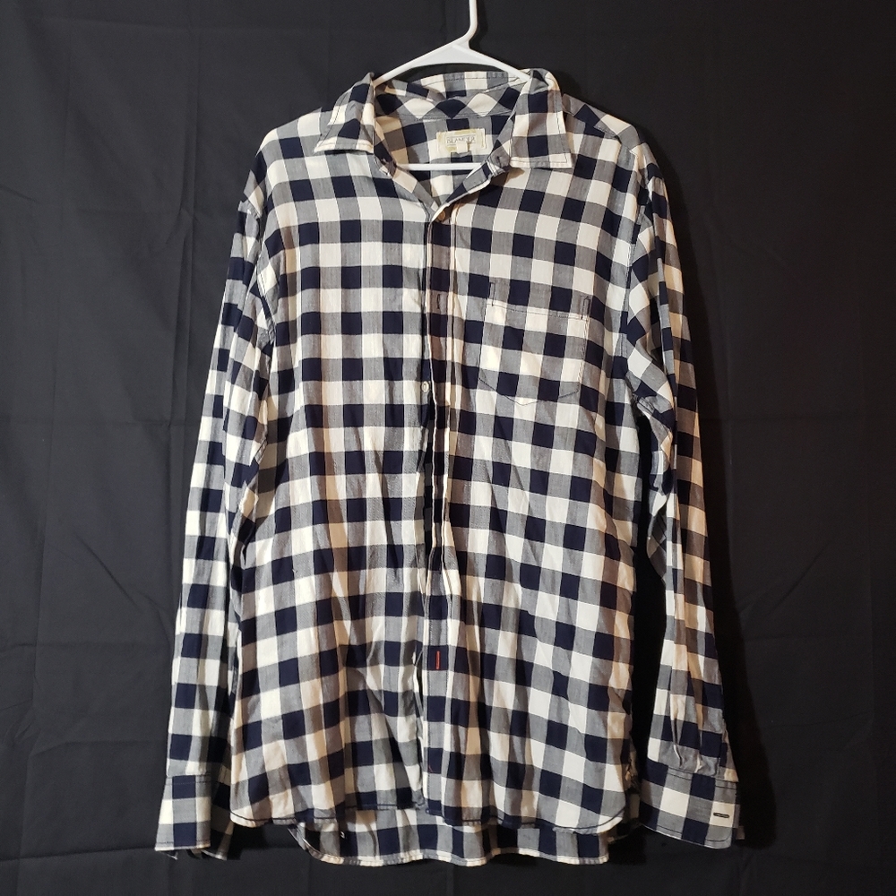 Islander long-sleeved buton up top